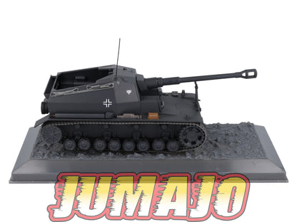 TK17 Tank Altaya IXO 1/43 WW2 : 10.5cm Dicker Max 521 Russia 1942 September