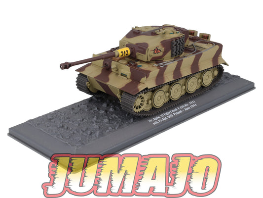 TK1 Tank Altaya IXO 1/43 WW2 : Pz. Kpfw. VI Tiger I Poland 1944 June