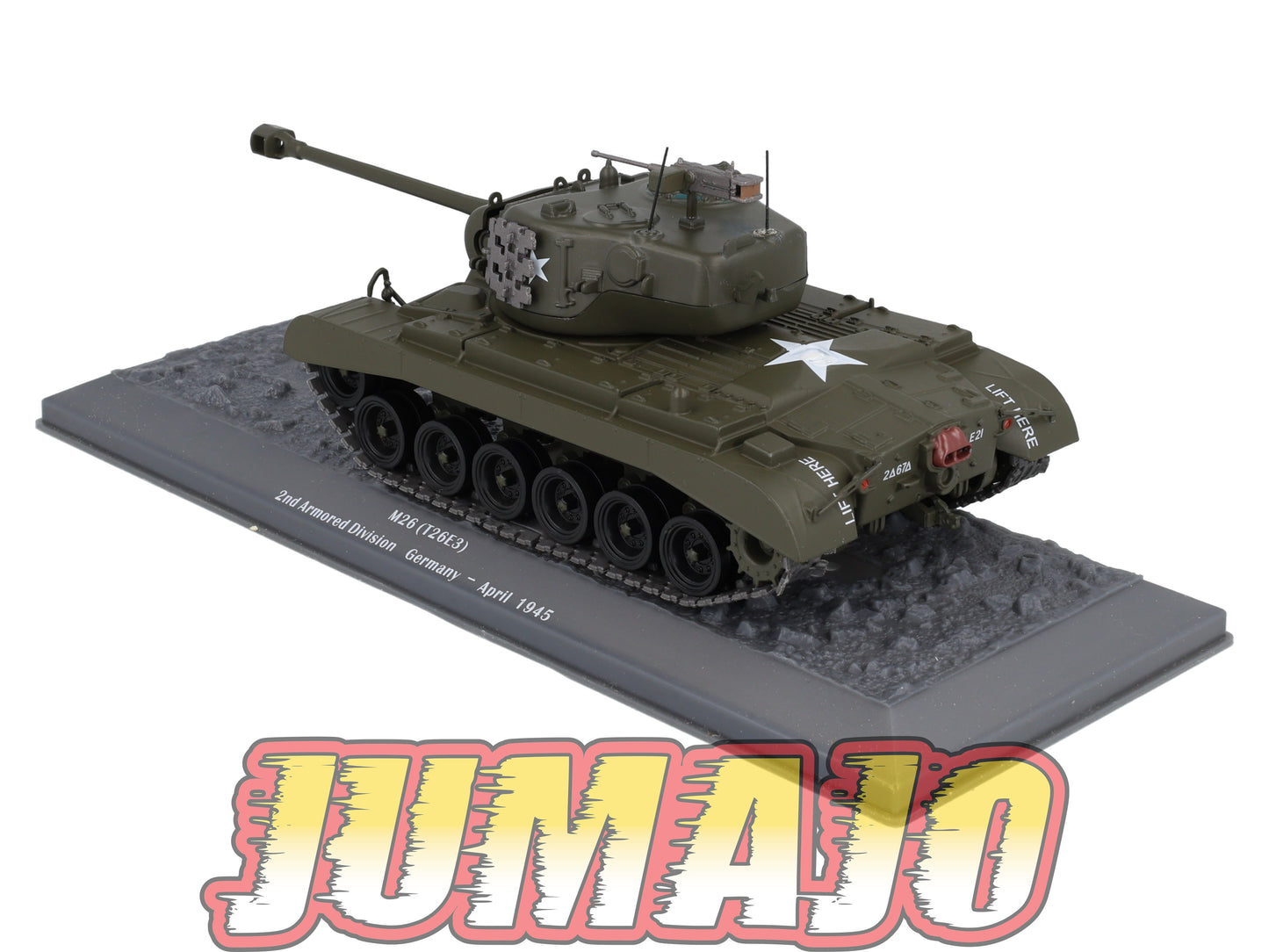 TK20 Tank Altaya IXO 1/43 WW2 : M26 (T26E3) 2nd Armored Div Germany 1945 April