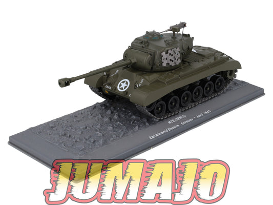 TK20 Tank Altaya IXO 1/43 WW2 : M26 (T26E3) 2nd Armored Div Germany 1945 April
