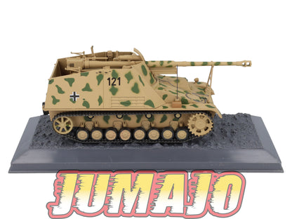 TK24 Tank Altaya IXO 1/43 WW2 : 8.8cm PAK 43/1 Nashorn Panzerjägerabteilung 525 Italy 1944