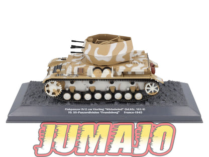 TK27 Tank Altaya IXO 1/43 WW2 : Flakpanzer Wireberlwind Frundsberg France 1945
