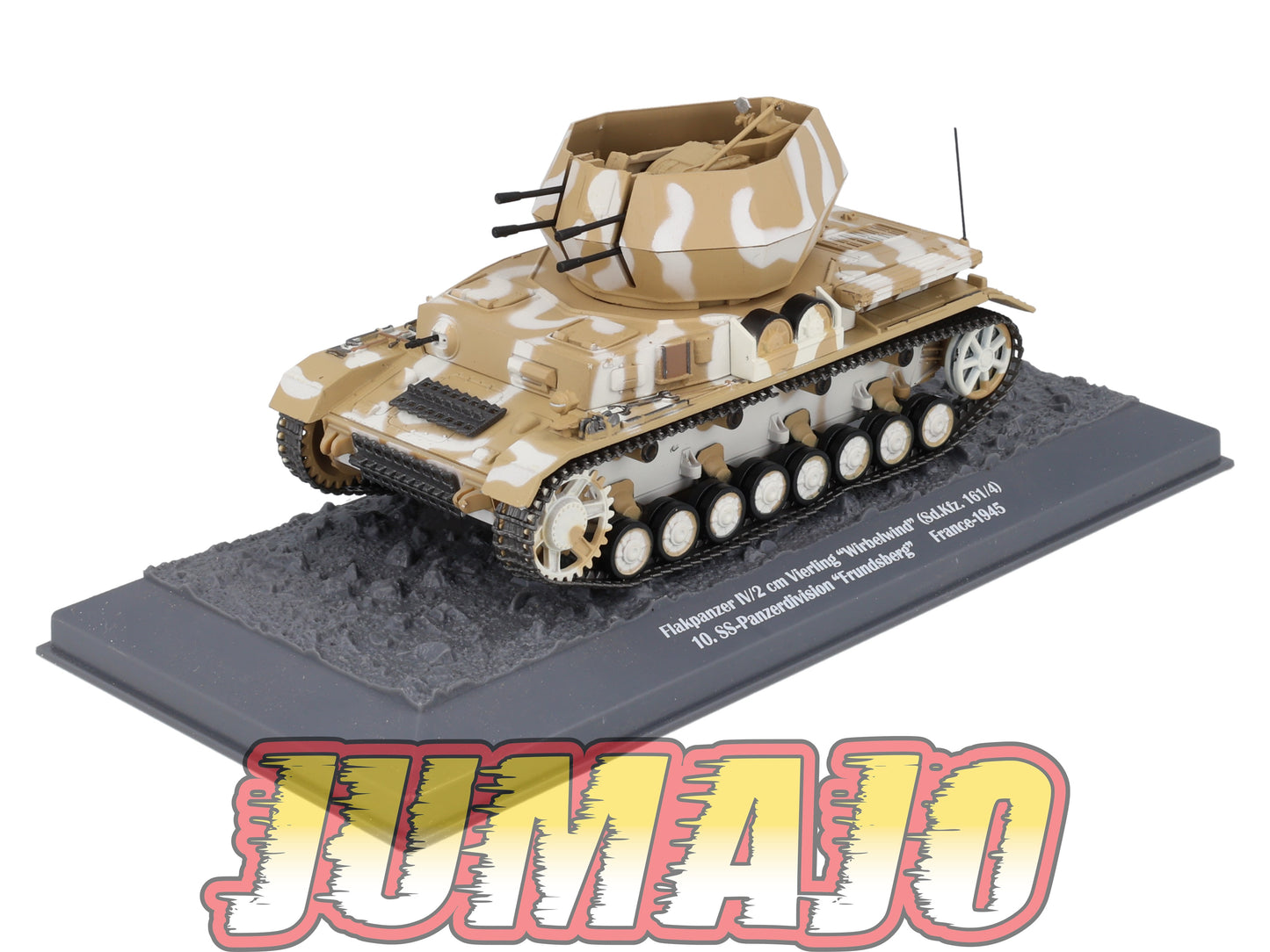 TK27 Tank Altaya IXO 1/43 WW2 : Flakpanzer Wireberlwind Frundsberg France 1945