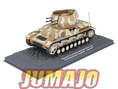 TK27 Tank Altaya IXO 1/43 WW2 : Flakpanzer Wireberlwind Frundsberg France 1945