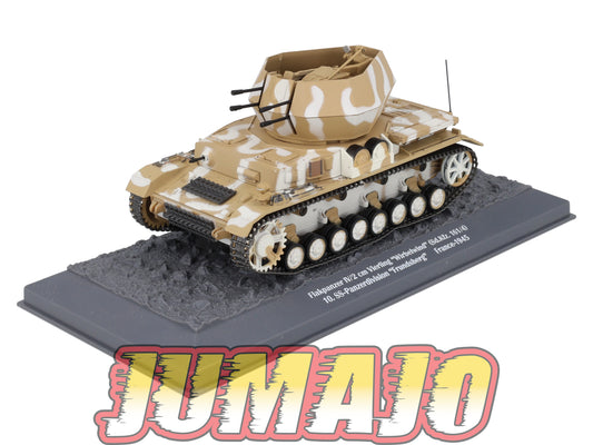 TK27 Tank Altaya IXO 1/43 WW2 : Flakpanzer Wireberlwind Frundsberg France 1945