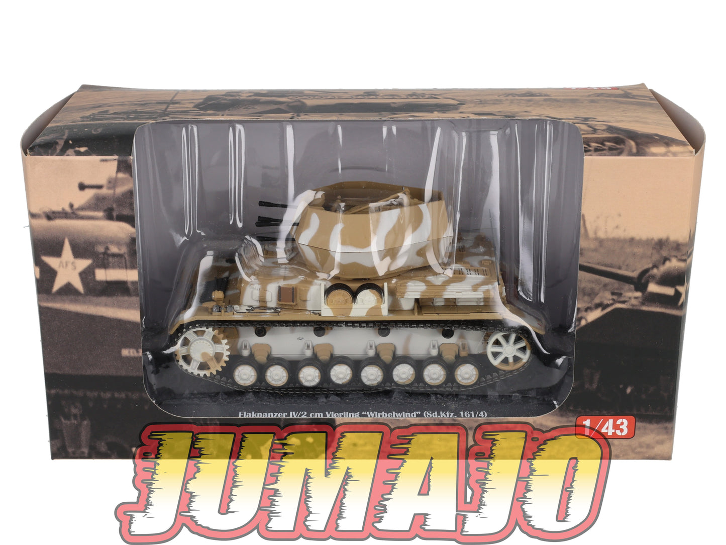 TK27 Tank Altaya IXO 1/43 WW2 : Flakpanzer Wireberlwind Frundsberg France 1945