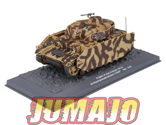 TK28 Tank Altaya IXO 1/43 WW2 : Pz.Kpfw SS-Panzergrenadierdivision LSSAH Italy 1943