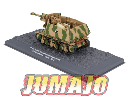 TK29 Tank Altaya IXO 1/43 WW2 : 10.5cm FH18 Panzerdivision France 1944
