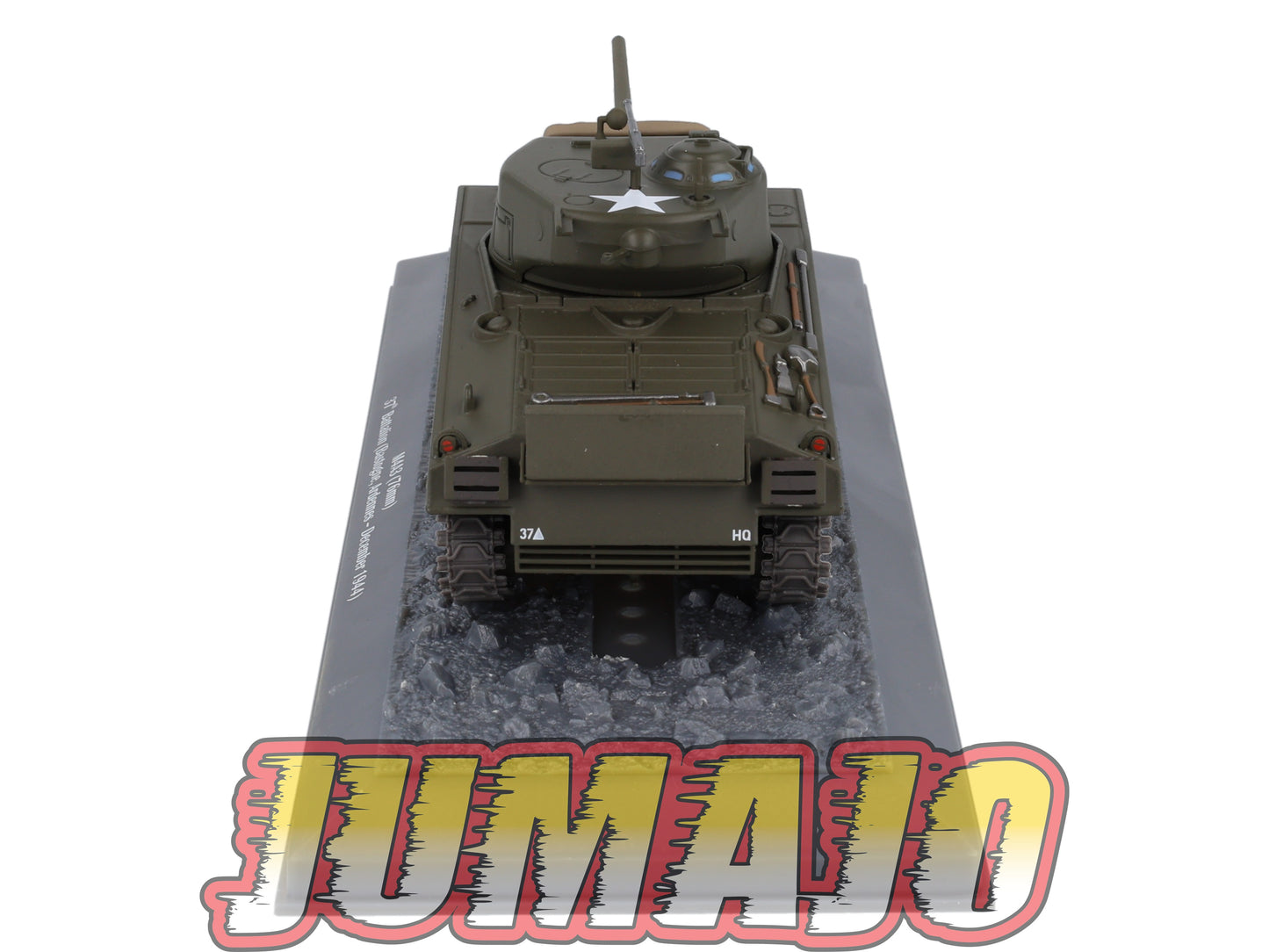 TK2 Tank Altaya IXO 1/43 WW2 : M4A3 76mm 37th batallion Ardennes 1944 December