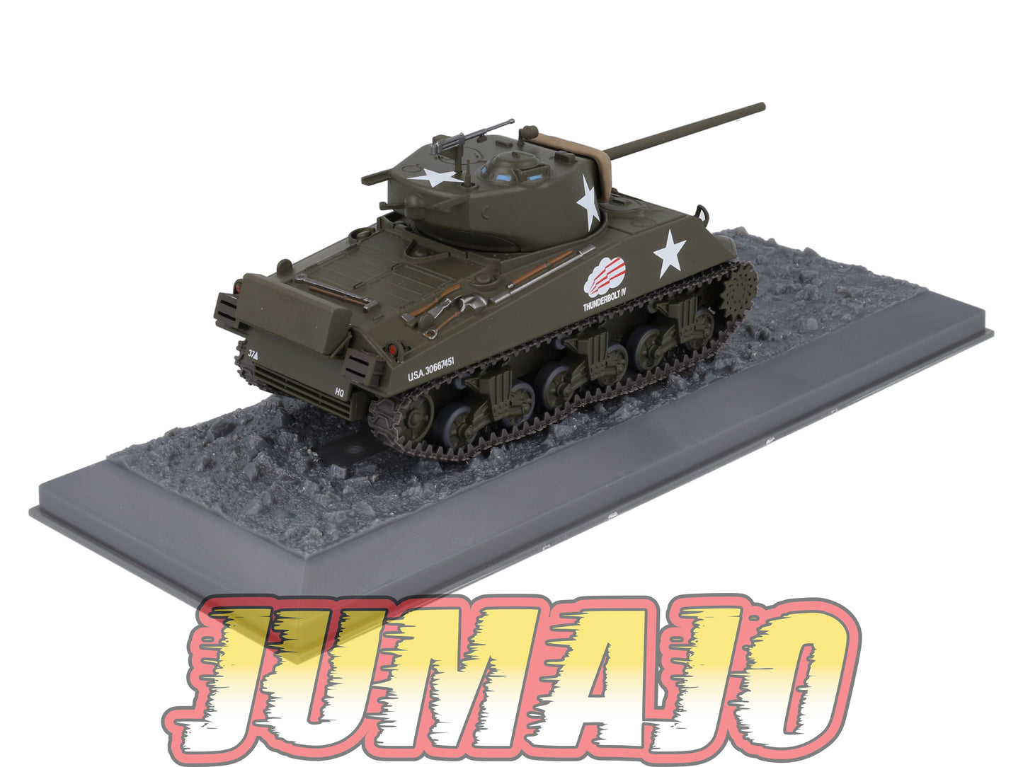 TK2 Tank Altaya IXO 1/43 WW2 : M4A3 76mm 37th batallion Ardennes 1944 December