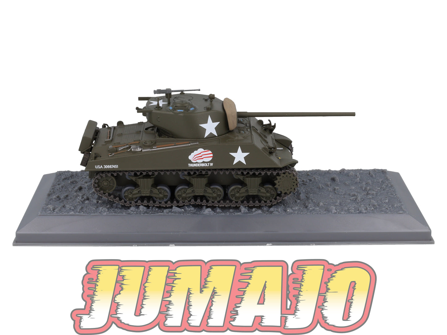 TK2 Tank Altaya IXO 1/43 WW2 : M4A3 76mm 37th batallion Ardennes 1944 December