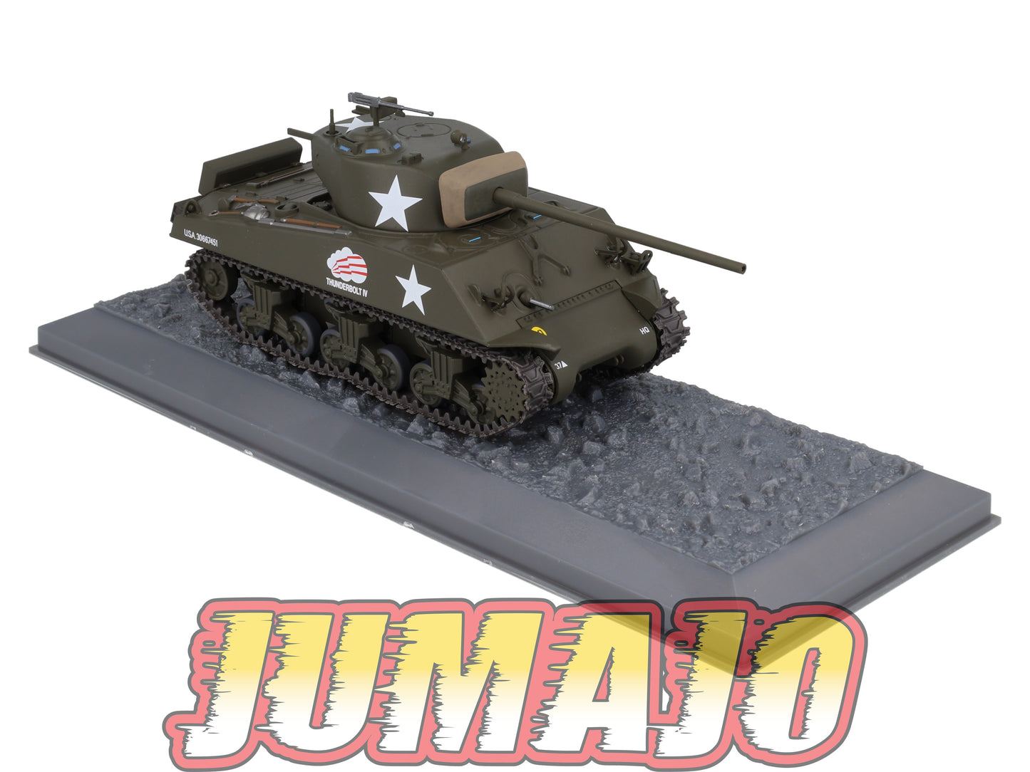 TK2 Tank Altaya IXO 1/43 WW2 : M4A3 76mm 37th batallion Ardennes 1944 December
