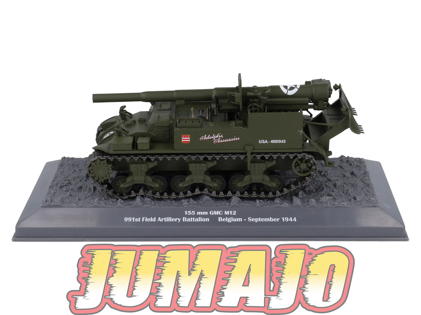 TK31 Tank Altaya IXO 1/43 WW2 : 155 mm GMC M12 991st Belgium 1944 September