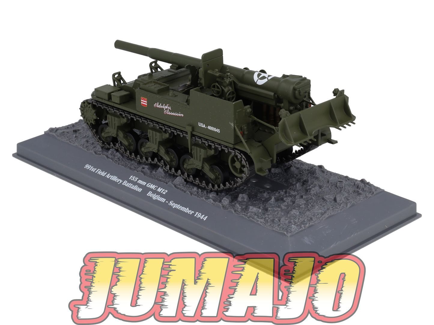 TK31 Tank Altaya IXO 1/43 WW2 : 155 mm GMC M12 991st Belgium 1944 September