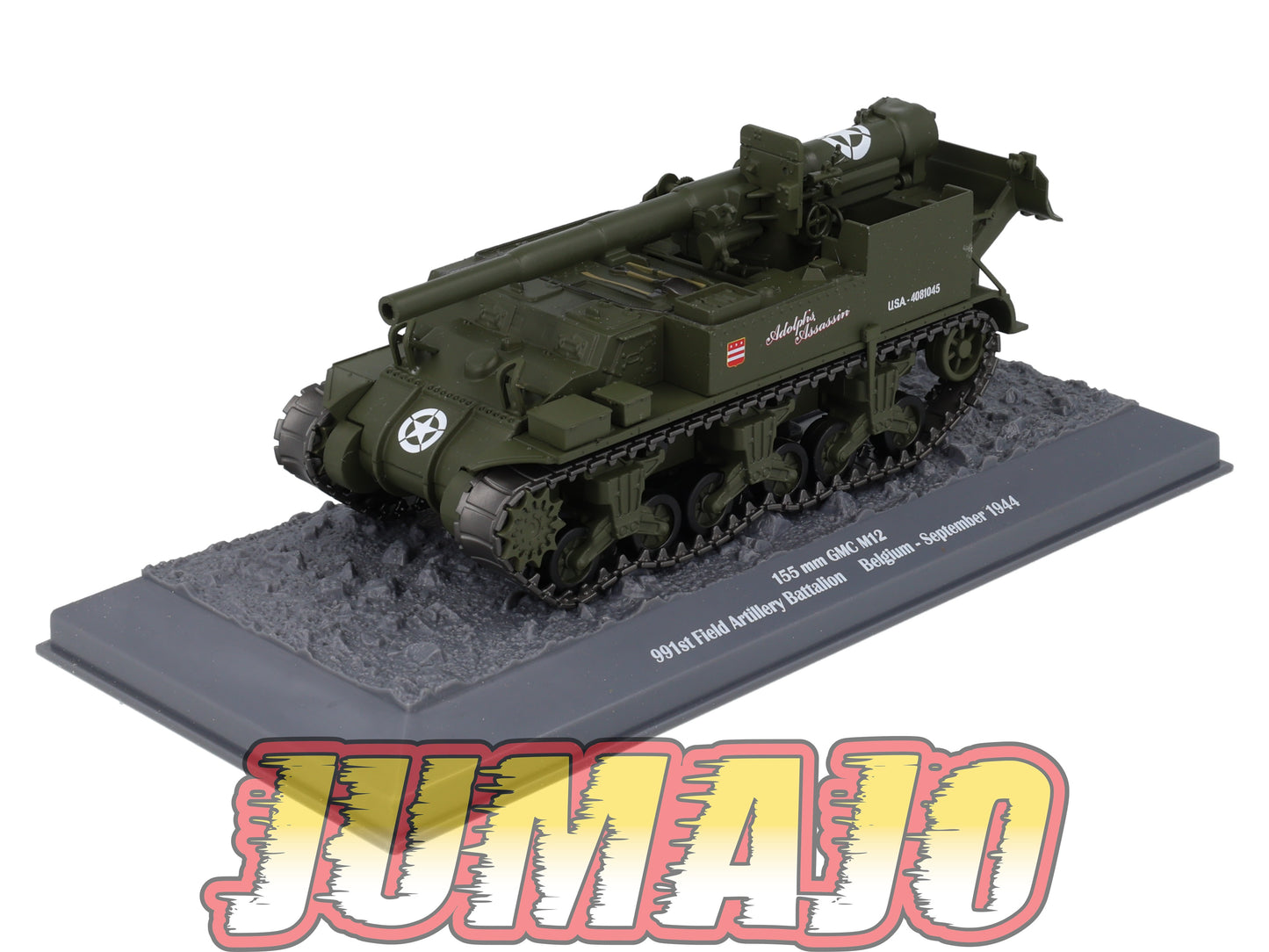TK31 Tank Altaya IXO 1/43 WW2 : 155 mm GMC M12 991st Belgium 1944 September