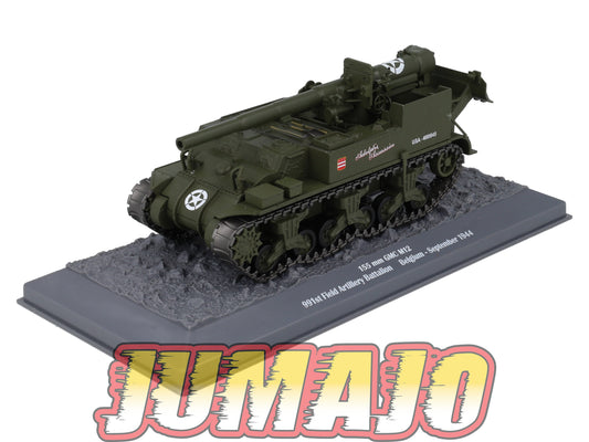 TK31 Tank Altaya IXO 1/43 WW2 : 155 mm GMC M12 991st Belgium 1944 September