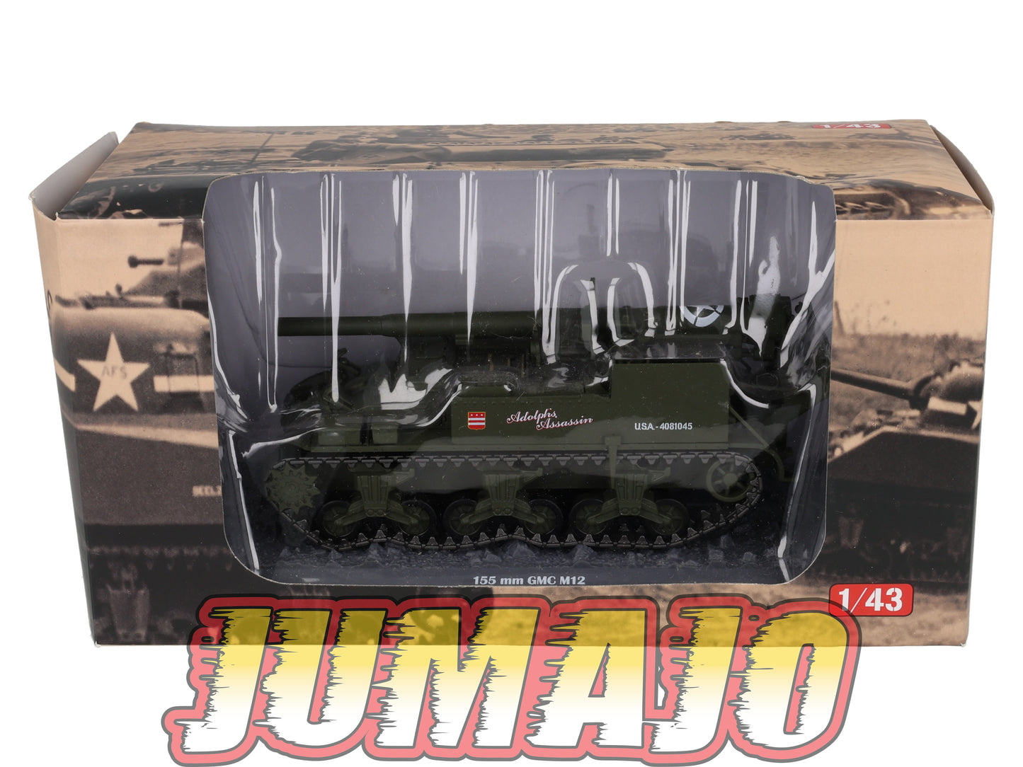TK31 Tank Altaya IXO 1/43 WW2 : 155 mm GMC M12 991st Belgium 1944 September