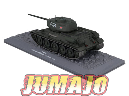 TK32 Tank Altaya IXO 1/43 WW2 : T-34/85 55th Armoured brigade Germany 1945