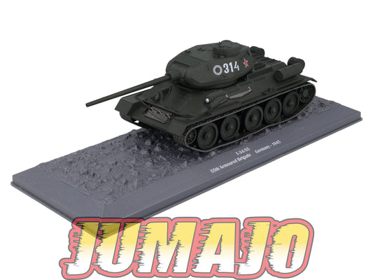TK32 Tank Altaya IXO 1/43 WW2 : T-34/85 55th Armoured brigade Germany 1945