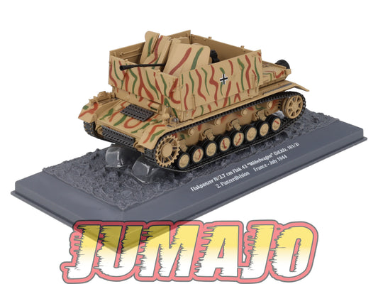 TK33 Tank Altaya IXO 1/43 WW2 : Flakpanzer IV/3.7 cm France 1944 July