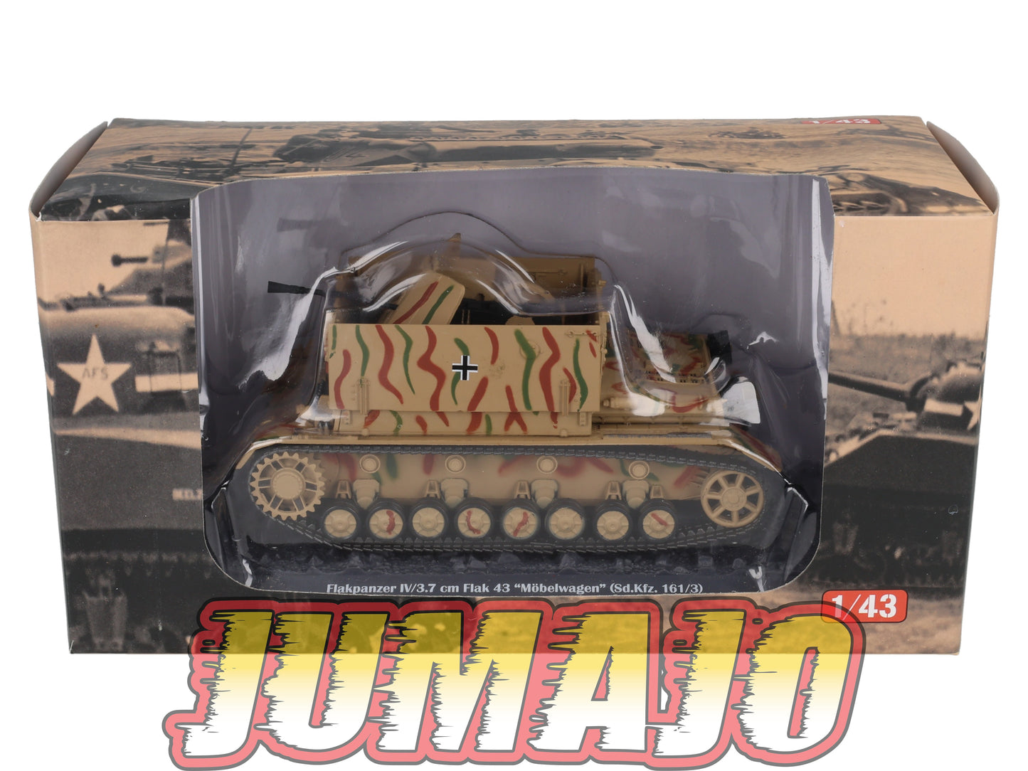 TK33 Tank Altaya IXO 1/43 WW2 : Flakpanzer IV/3.7 cm France 1944 July