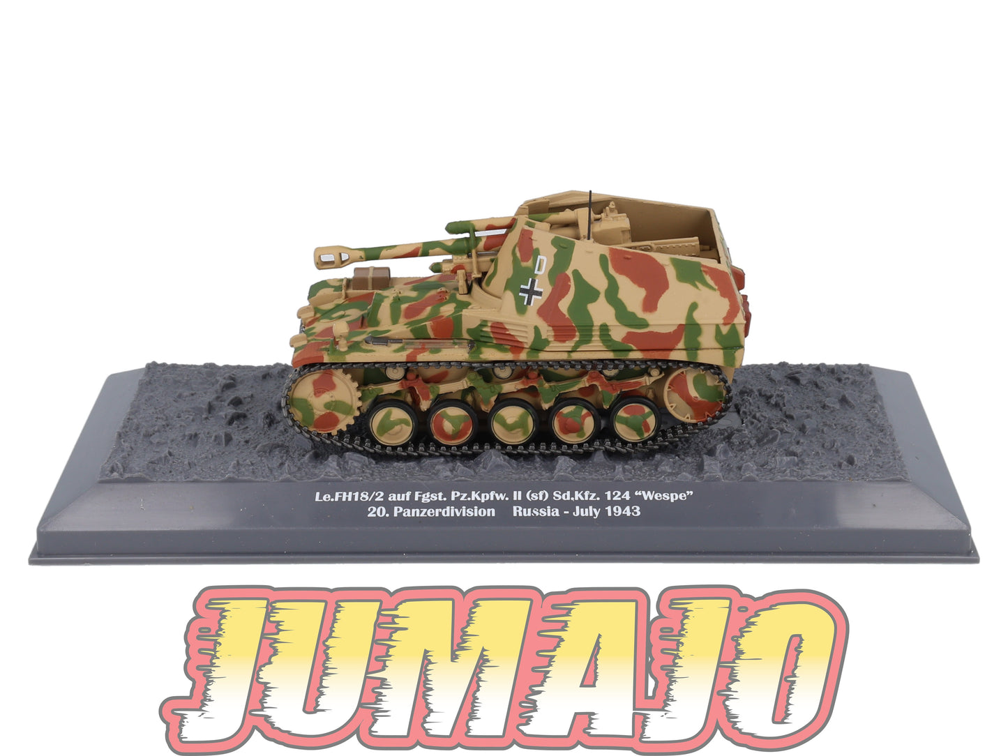 TK34 Tank Altaya IXO 1/43 WW2 : Le.FH18/2 Wespe 20.Panzerdivision Russia 1943 July