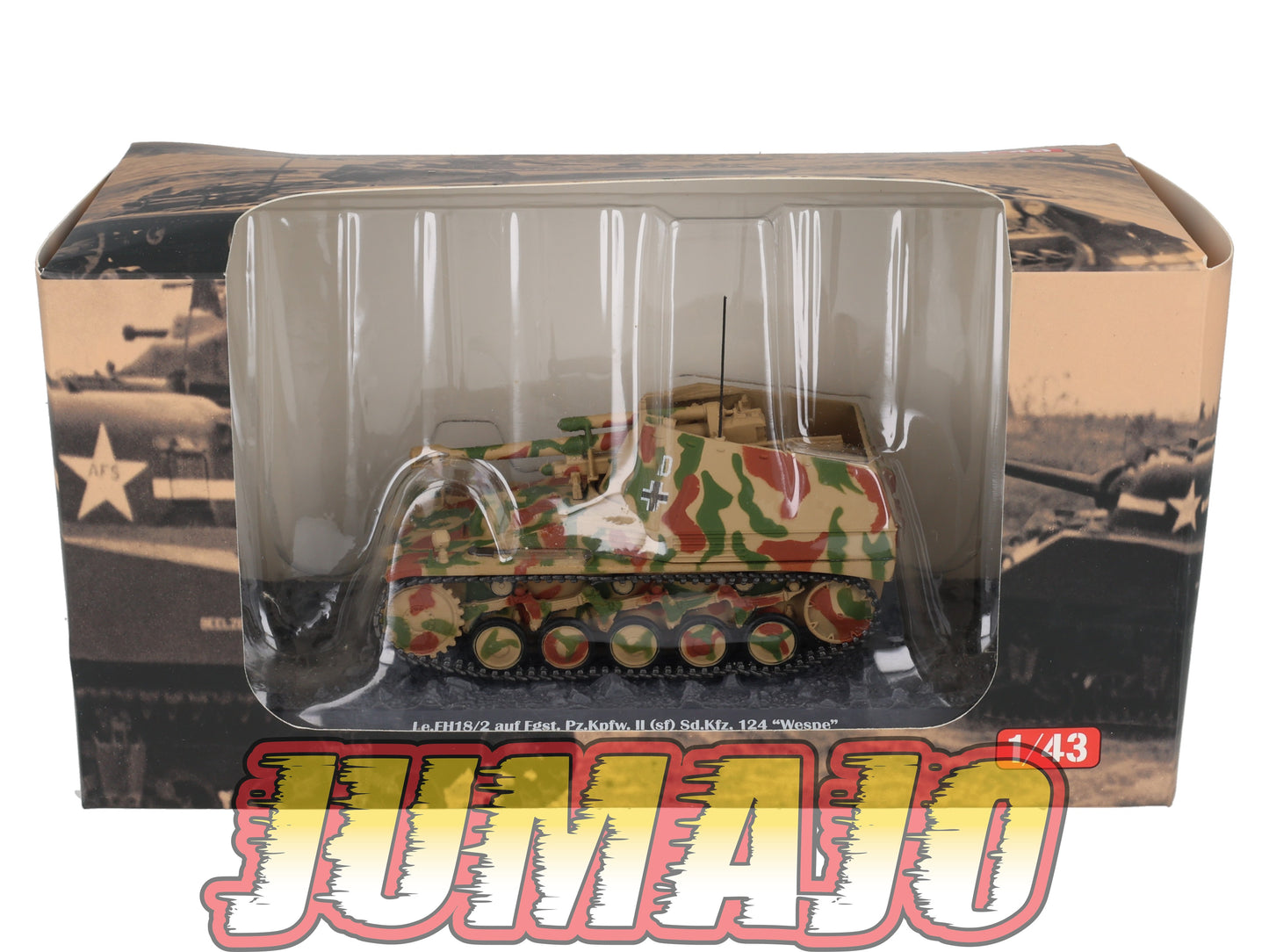 TK34 Tank Altaya IXO 1/43 WW2 : Le.FH18/2 Wespe 20.Panzerdivision Russia 1943 July
