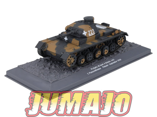 TK35 Tank Altaya IXO 1/43 WW2 : Pz.Kpfw III 1. Panzerdivision Poland 1939 September