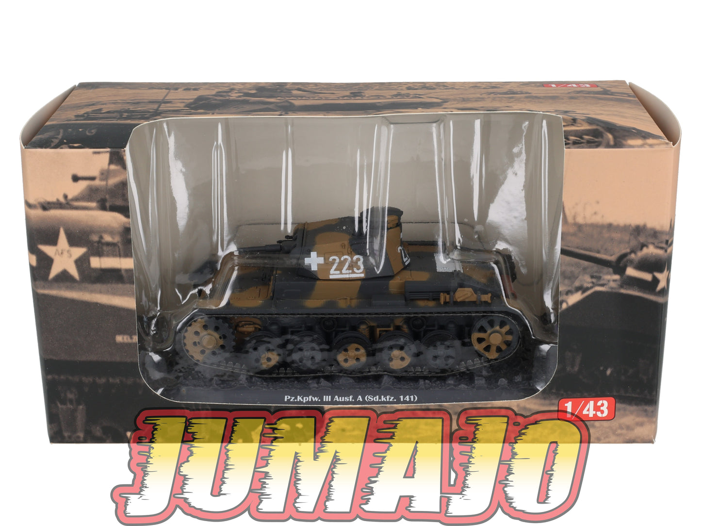 TK35 Tank Altaya IXO 1/43 WW2 : Pz.Kpfw III 1. Panzerdivision Poland 1939 September