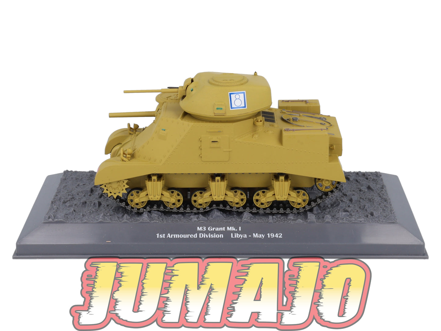TK36 Tank Altaya IXO 1/43 WW2 : M3 Grant Mk.I 1st Armoured Div Libya 1942 May