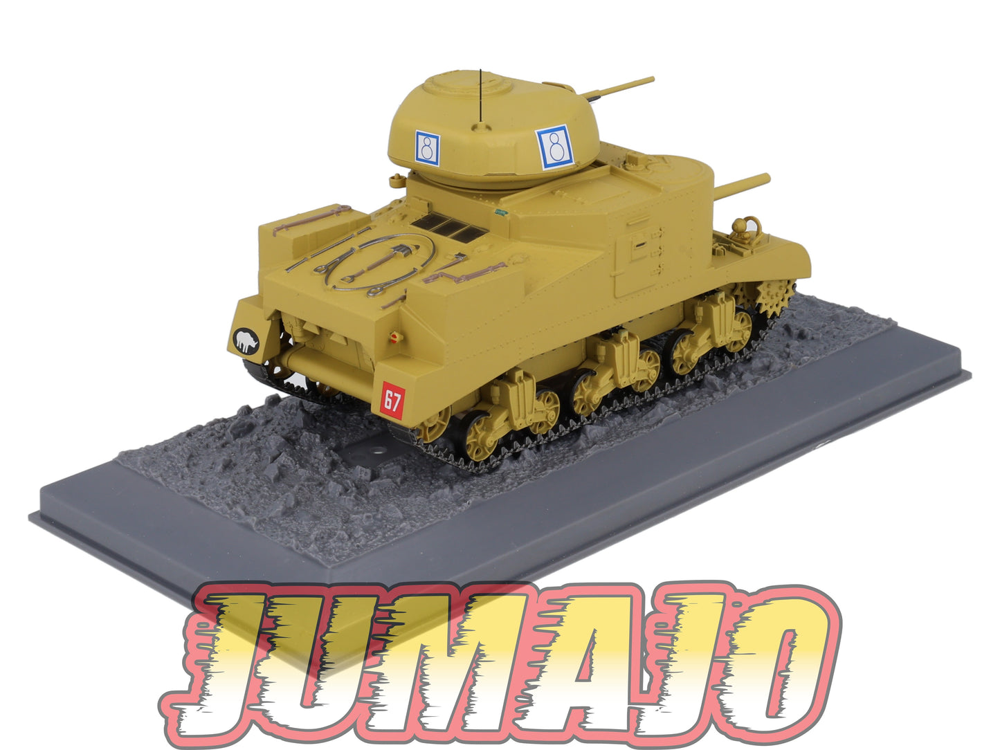 TK36 Tank Altaya IXO 1/43 WW2 : M3 Grant Mk.I 1st Armoured Div Libya 1942 May