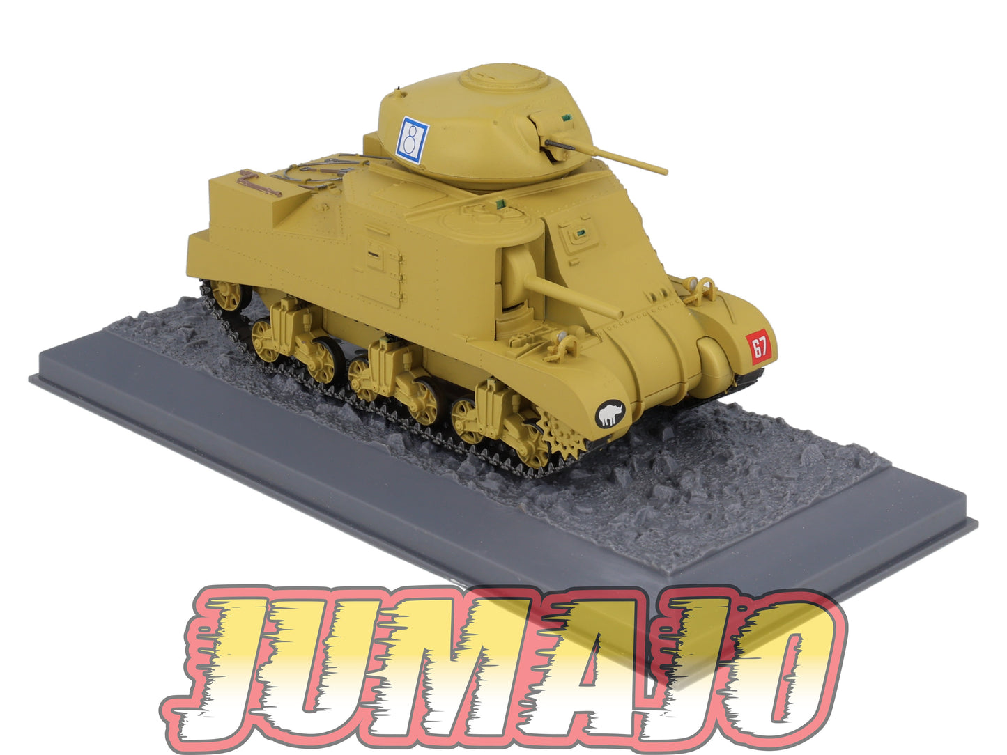 TK36 Tank Altaya IXO 1/43 WW2 : M3 Grant Mk.I 1st Armoured Div Libya 1942 May