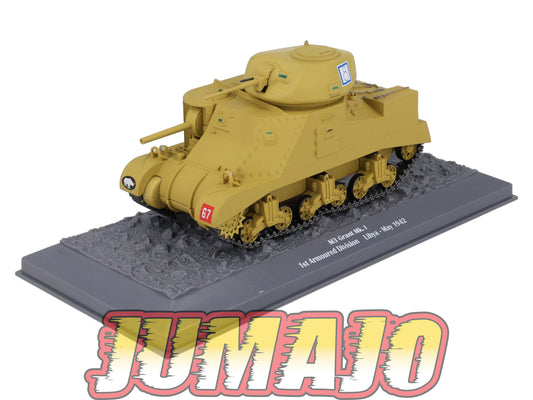TK36 Tank Altaya IXO 1/43 WW2 : M3 Grant Mk.I 1st Armoured Div Libya 1942 May