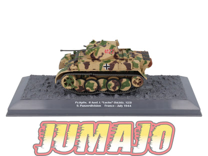 TK37 Tank Altaya IXO 1/43 WW2 : Pz.Kpfw Luchs 9. Panzerdivision France 1944 July