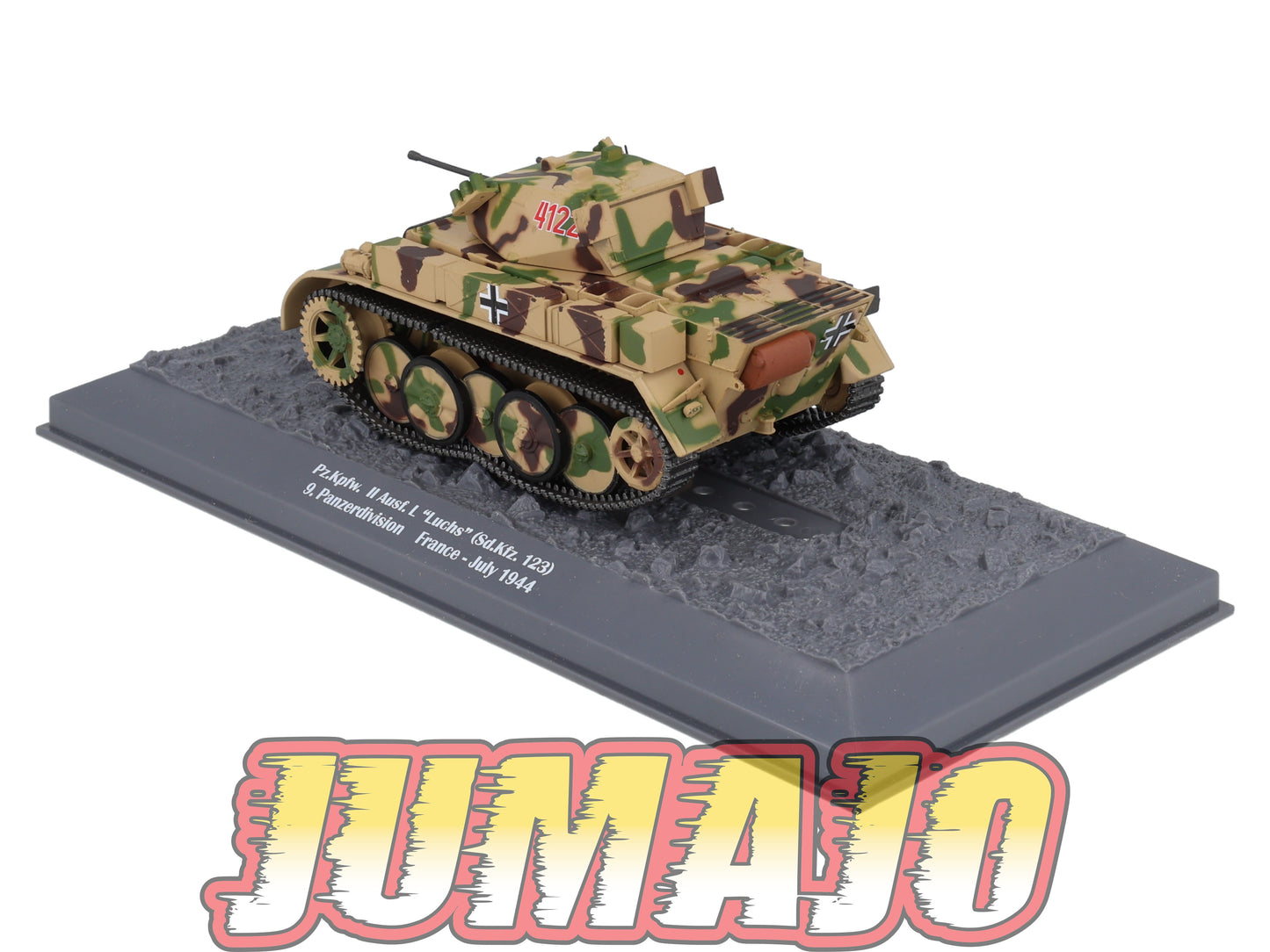 TK37 Tank Altaya IXO 1/43 WW2 : Pz.Kpfw Luchs 9. Panzerdivision France 1944 July