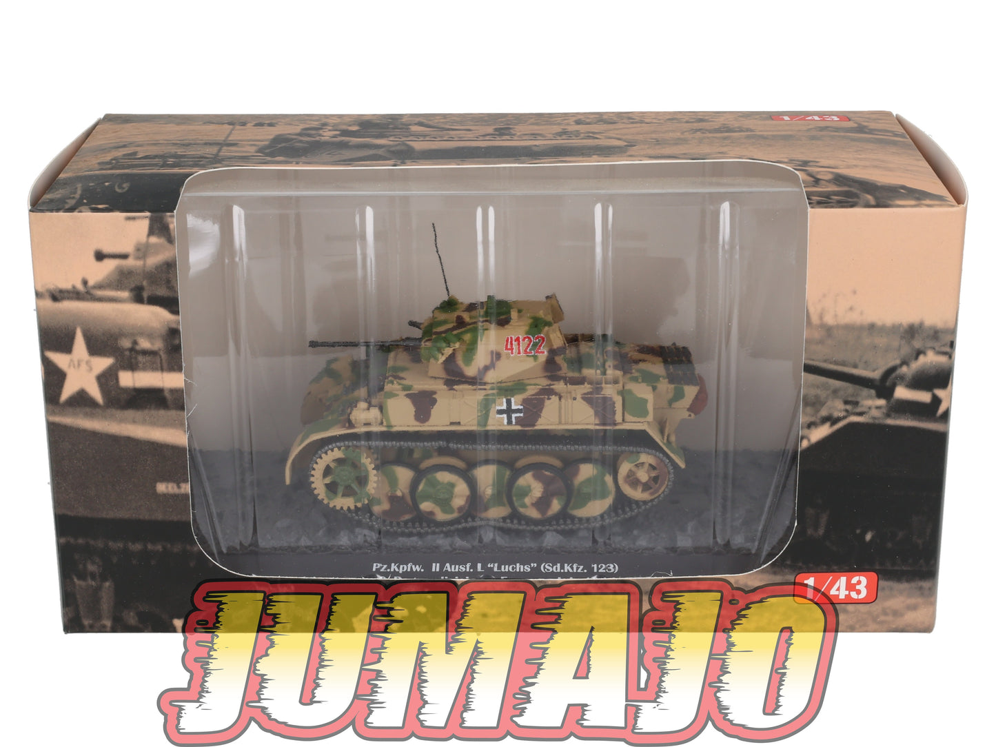 TK37 Tank Altaya IXO 1/43 WW2 : Pz.Kpfw Luchs 9. Panzerdivision France 1944 July