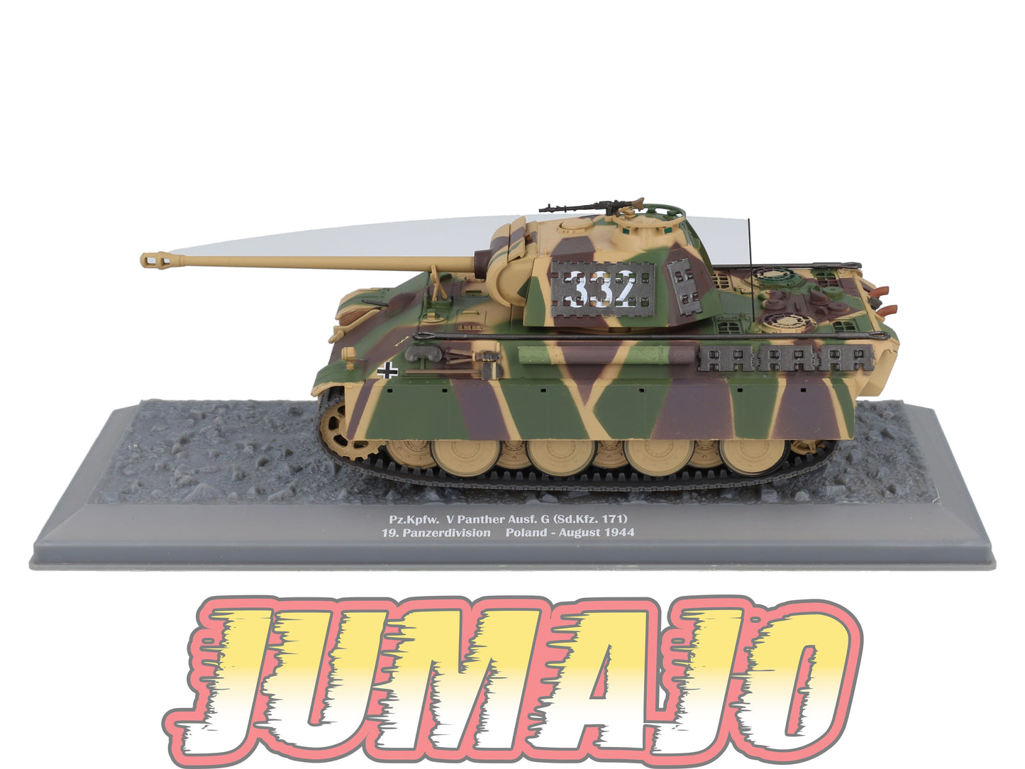 TK38 Tank Altaya IXO 1/43 WW2 : Pz.Kpfw V Panther 19 Panzerdivision Poland 1944 August