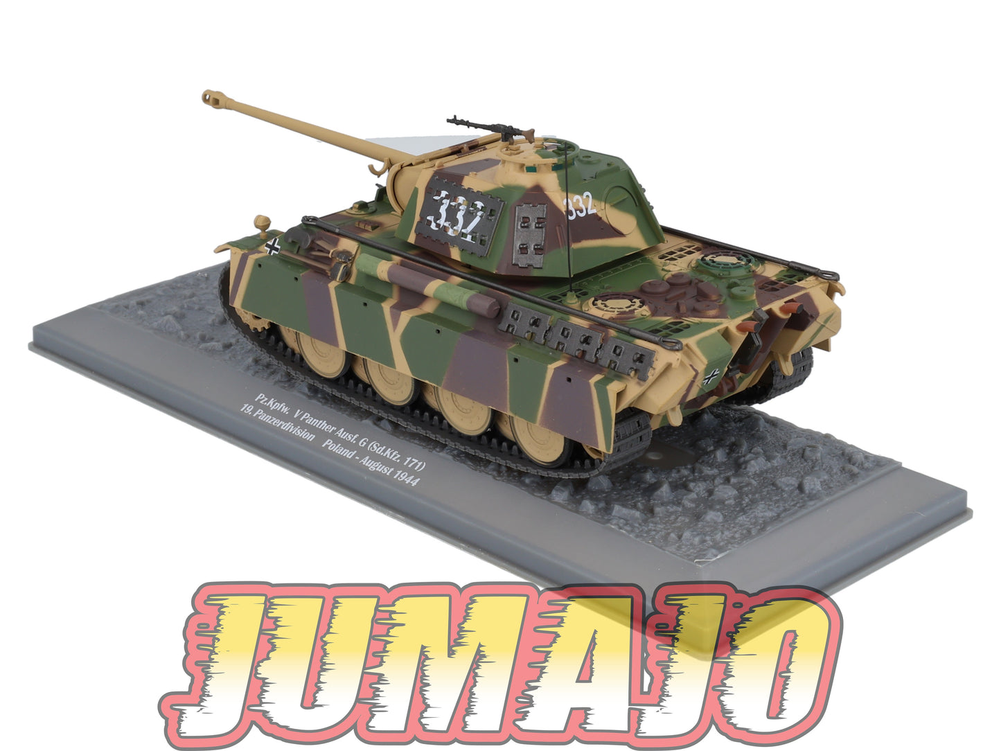 TK38 Tank Altaya IXO 1/43 WW2 : Pz.Kpfw V Panther 19 Panzerdivision Poland 1944 August