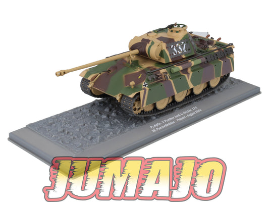 TK38 Tank Altaya IXO 1/43 WW2 : Pz.Kpfw V Panther 19 Panzerdivision Poland 1944 August