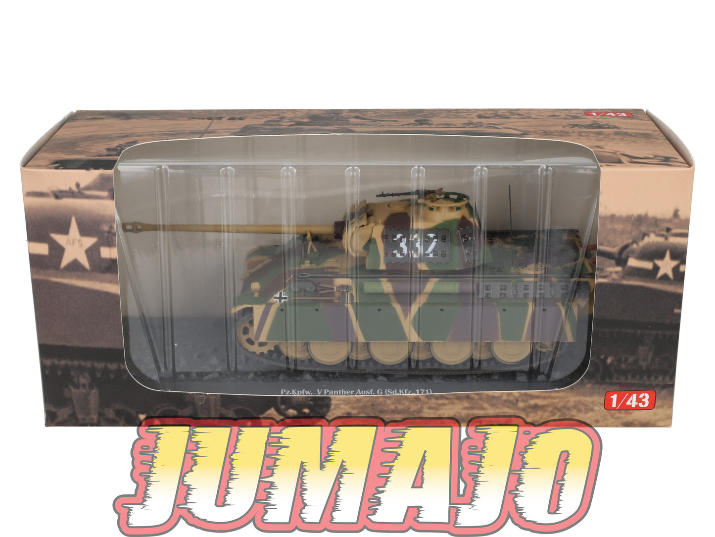 TK38 Tank Altaya IXO 1/43 WW2 : Pz.Kpfw V Panther 19 Panzerdivision Poland 1944 August