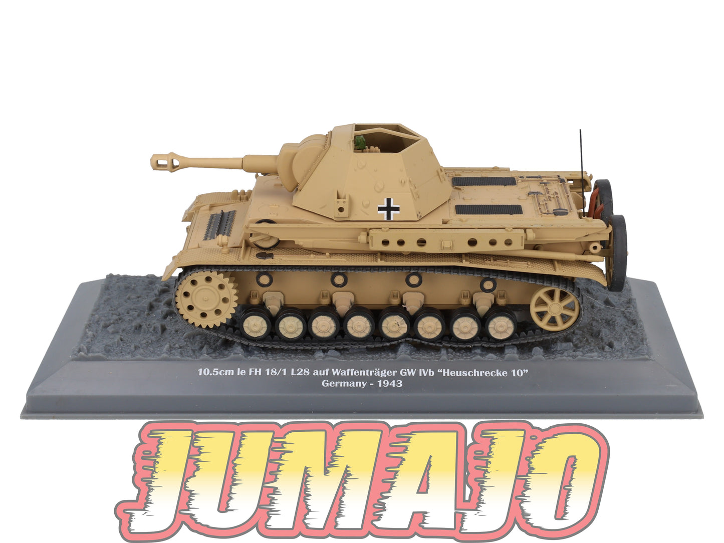 TK39 Tank Altaya IXO 1/43 WW2 : 10.5cm Le FH 18/1 L28 Heuschrecke 10 Germany 1943