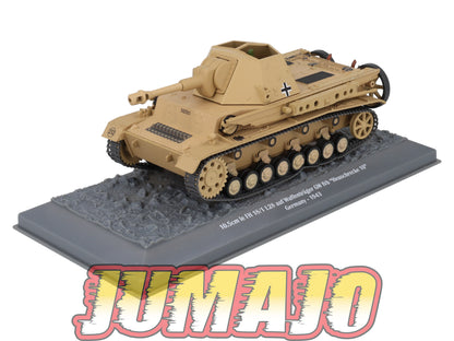 TK39 Tank Altaya IXO 1/43 WW2 : 10.5cm Le FH 18/1 L28 Heuschrecke 10 Germany 1943