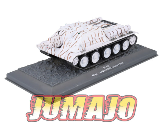 TK45 Tank Altaya IXO 1/43 WW2 : SU-122 RKKA USSR Ukraine 1943 January