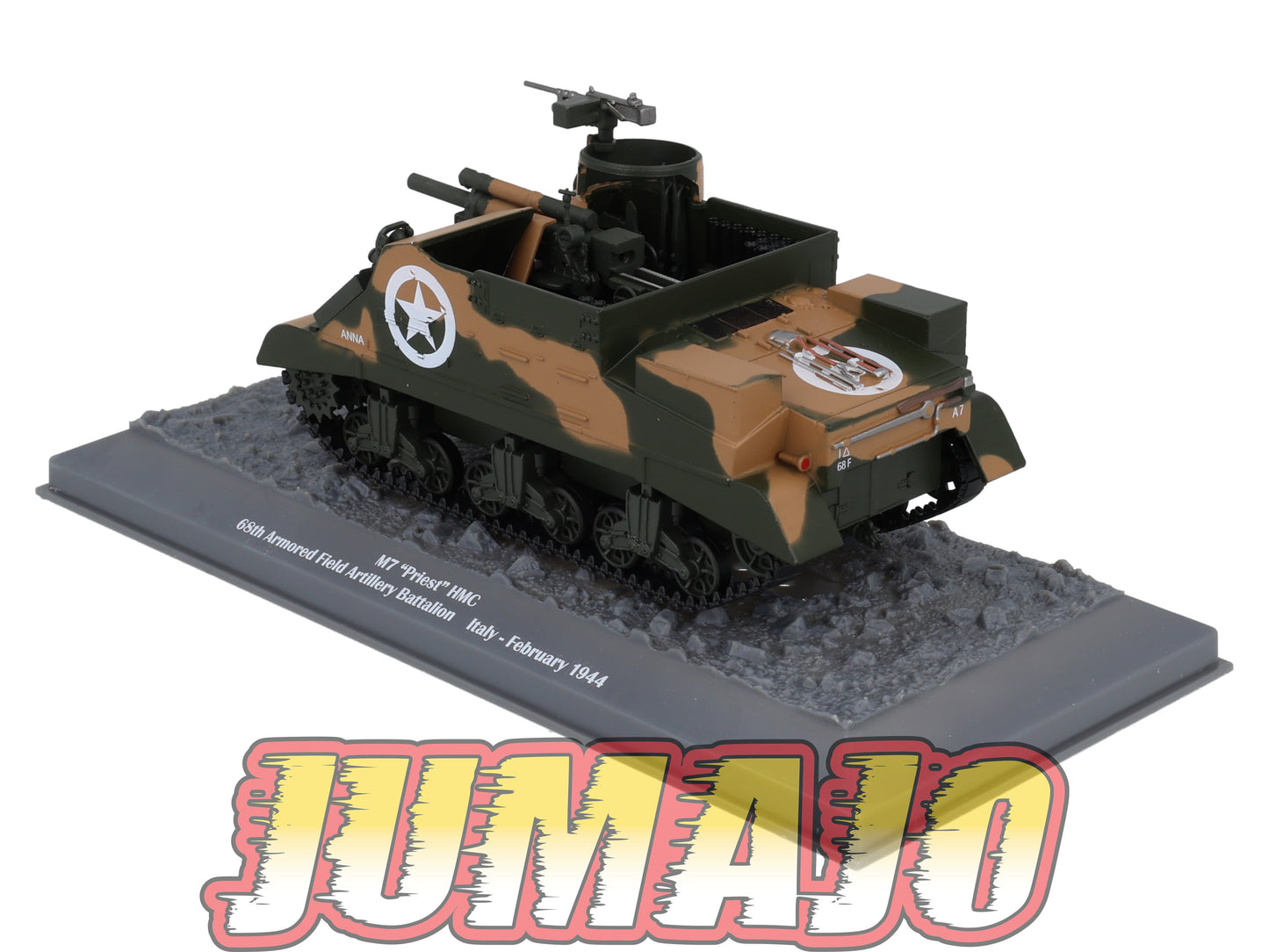 TK48 Tank Altaya IXO 1/43 WW2 : M7 Priest HMC 68th Armored Italy 1944 February