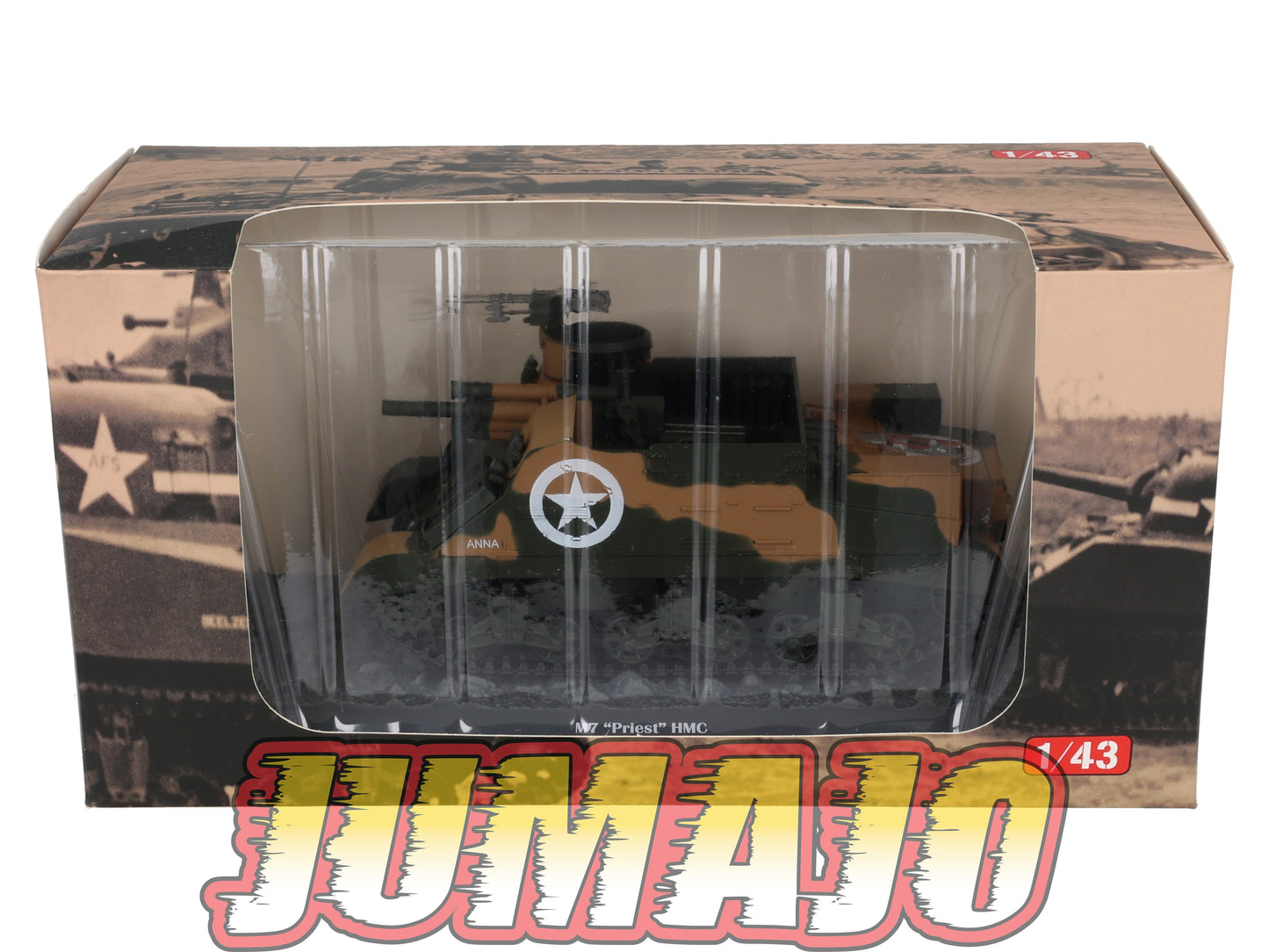 TK48 Tank Altaya IXO 1/43 WW2 : M7 Priest HMC 68th Armored Italy 1944 February