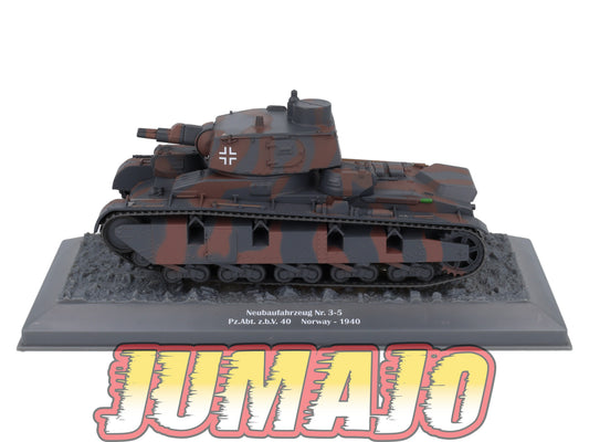 TK50 Tank Altaya IXO 1/43 WW2 : Neubaufahrzeug Nr.3-5 Norway 1940