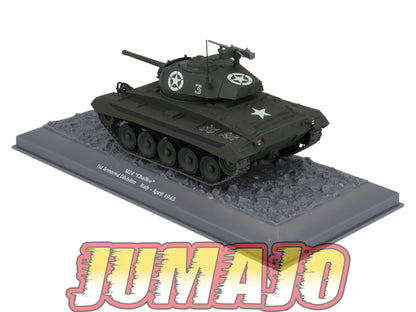 TK53 Tank Altaya IXO 1/43 WW2 : M24 Chaffee 1st Armored Div Italy 1945 April
