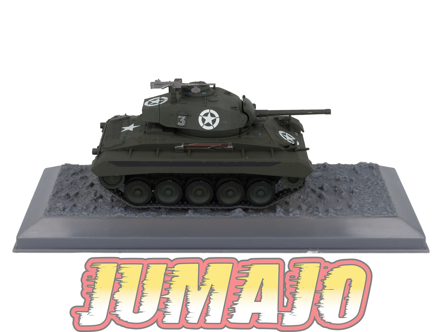 TK53 Tank Altaya IXO 1/43 WW2 : M24 Chaffee 1st Armored Div Italy 1945 April