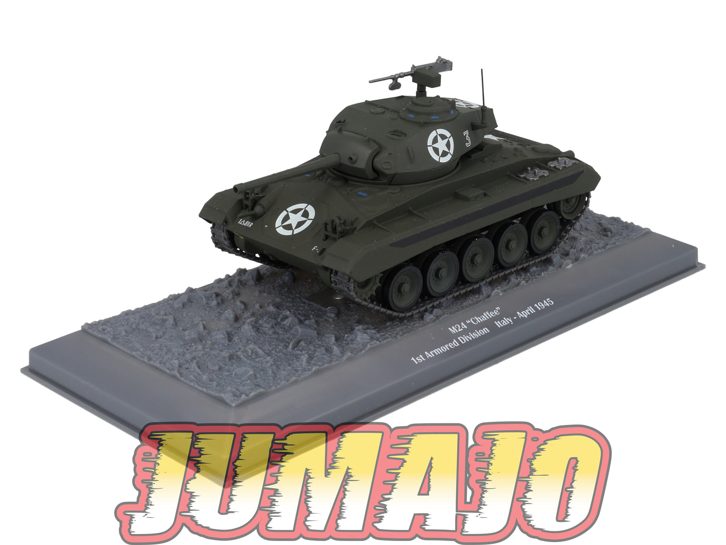 TK53 Tank Altaya IXO 1/43 WW2 : M24 Chaffee 1st Armored Div Italy 1945 April