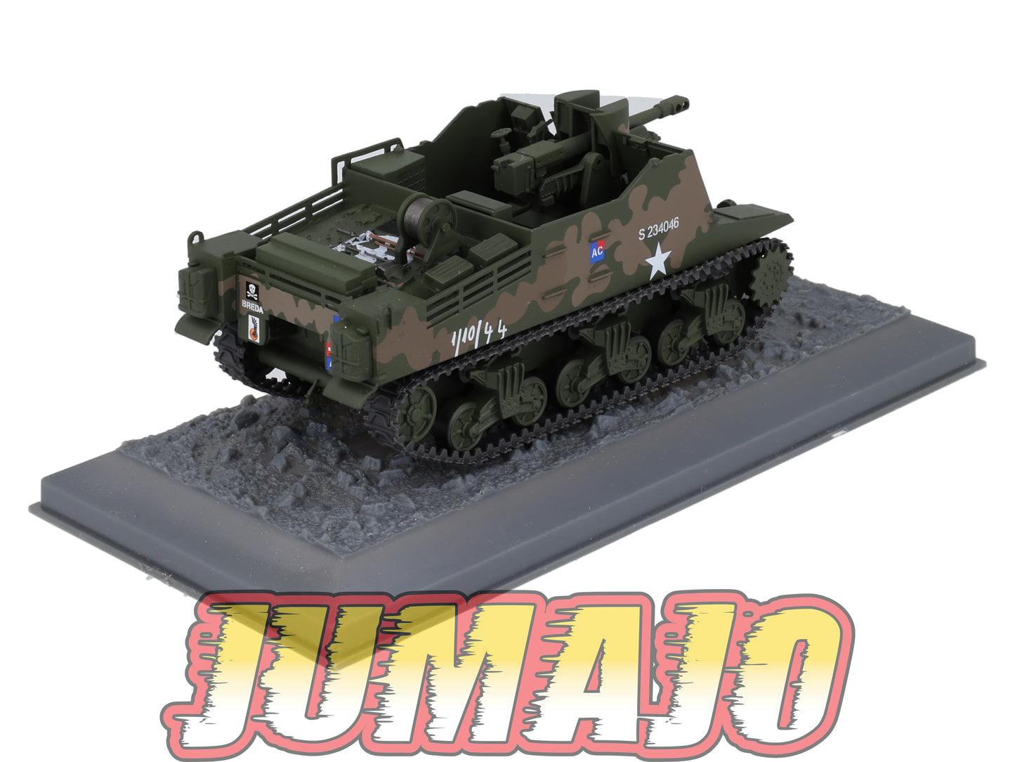 TK54 Tank Altaya IXO 1/43 WW2 : Sexton II 25-pounder Polish Nederland 1944 November